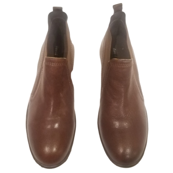 David Tate "Naya" Leather Ankle Stretch Bootie - Picture 2 of 8